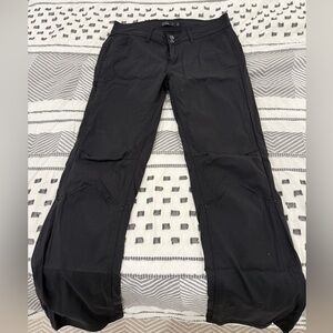 Prana Black Nylon Hiking Pants